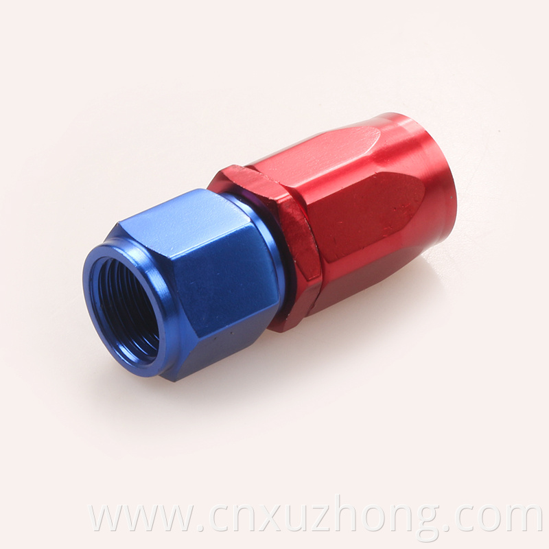 AN6 straight Aluminum Alloy Oil cooler hose fitting